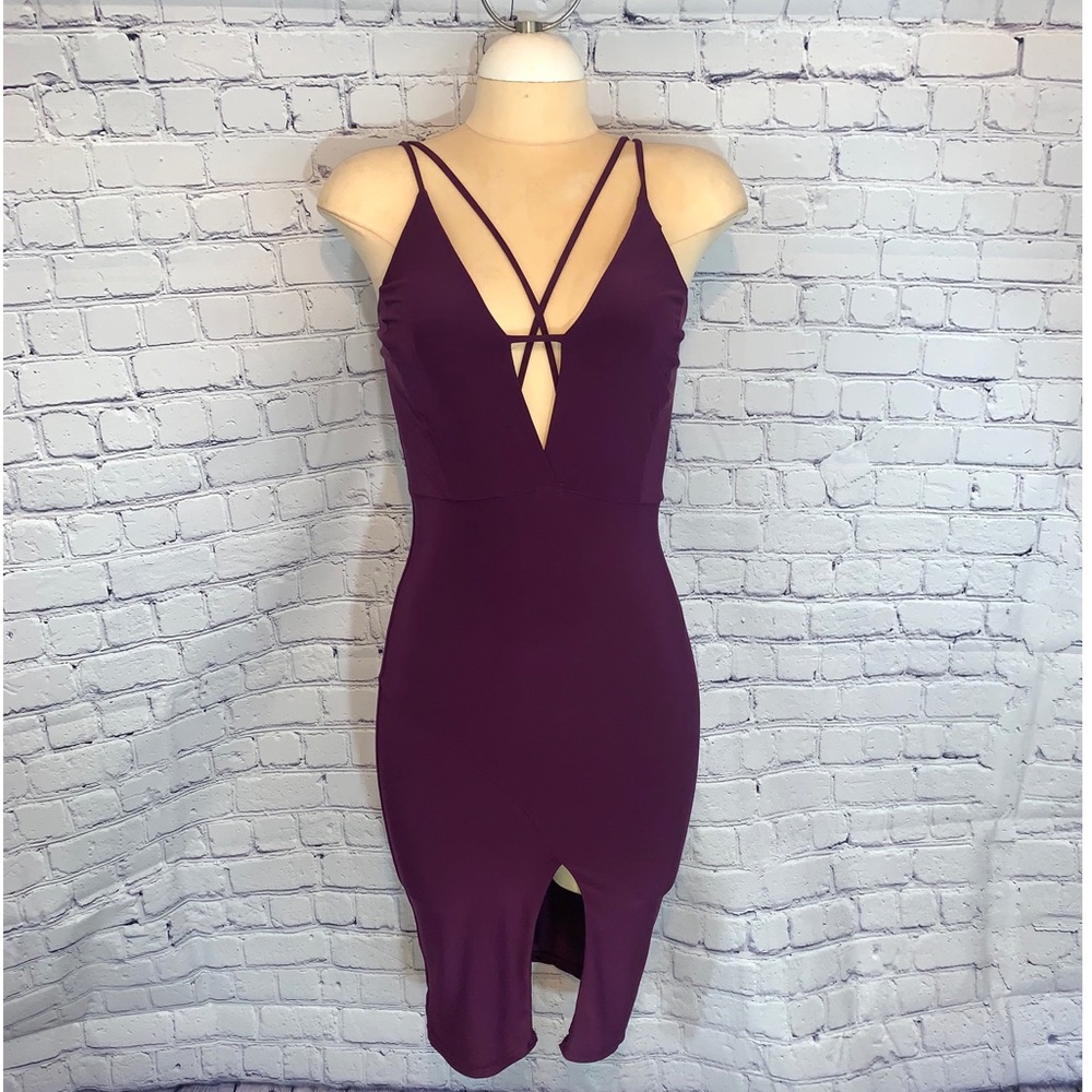 Plum Bodycon Dress
